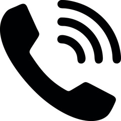 Ringing phone icon. call symbol. Contact icon.