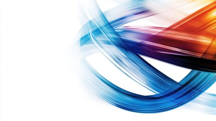 Abstract colorful swirls and lines creating a dynamic visual effect with a bright background