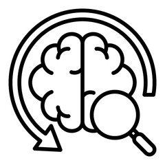 Exploration idea single icon