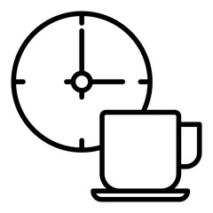 Break and rest single icon