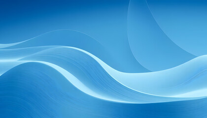 Minimalist abstract waves, flowing textures, cool