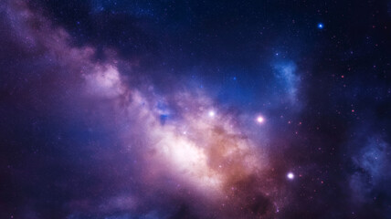 Aries constellation shining bright in cosmic night sky