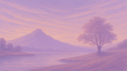winter landscape in the mountains