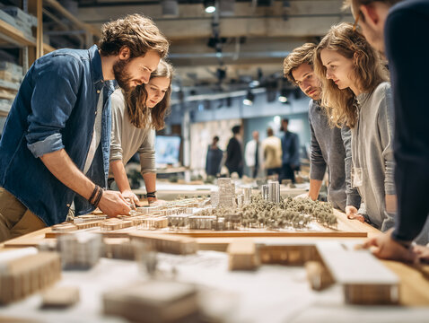 Collaborative Architecture Studio: Hands-On Design Model Workshop in Urban Planning for Students and Professionals - Powered by Adobe
