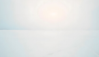 Minimalist snowfield, untouched white landscape, soft lighting