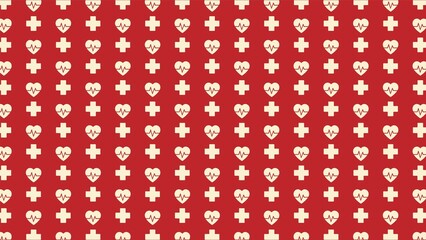 vector seamless medical doctors pattern