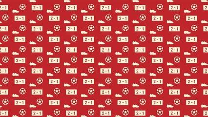 Vector football soccer pattern design 