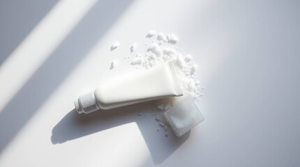 High-Contrast Minimalist Cosmetic Product Photography