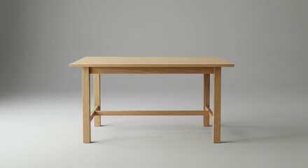Wood Table with Legs