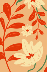 Abstract Flower Pattern