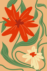 Naive Floral Pattern