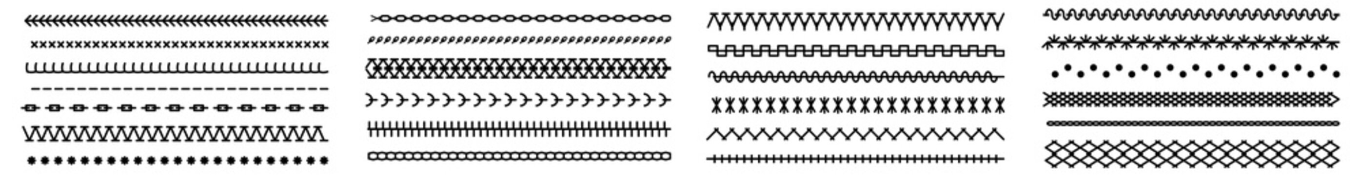 png pattern seamless stitch embroidery border texture vector craft fashion thread design lace fabric element textile background sewing needle

