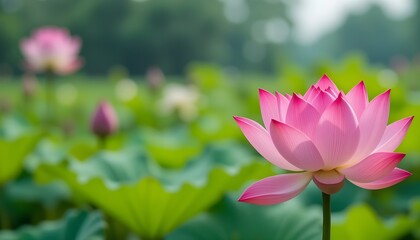 Lotus flower is the national flower of both india and vietnam but is foind all across asia