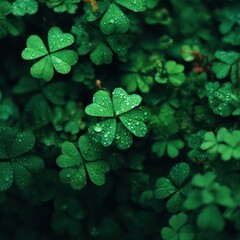 Cluster of Forest Clovers