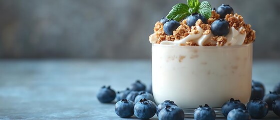 Blueberry Yogurt Parfait, Kitchen, Breakfast