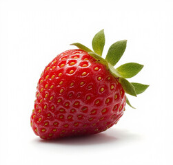 strawberry on white background