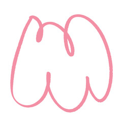 bubble squiggle abstract modern design asset scribble ink line shape