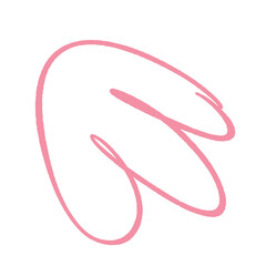 bubble squiggle abstract modern design asset scribble ink line shape