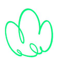 bubble squiggle abstract modern design asset scribble ink line shape