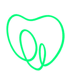 bubble squiggle abstract modern design asset scribble ink line shape