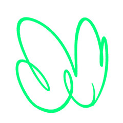 bubble squiggle abstract modern design asset scribble ink line shape