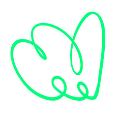 Obraz premium bubble squiggle abstract modern design asset scribble ink line shape