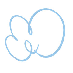 bubble squiggle abstract modern design asset scribble ink line shape