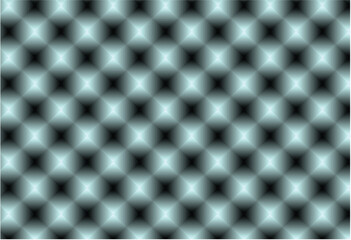 Repeating pattern of gradient cyan boxes, the arrangement and shading of the squares create the illusion of depth and three dimensionality. 