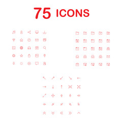 Print  ICONS , CONTACT ICONS , COMMUNICATION ICONS ,  BUSINESS ICONS
