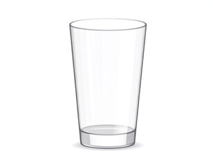 Pusta szklanka ilustracja