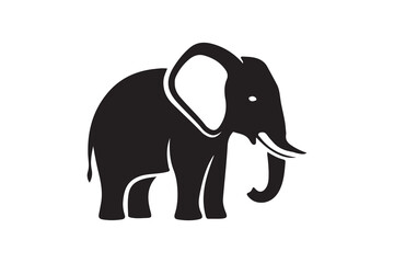 elephant vector illustration icon design on white background 