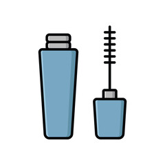 mascara icon vector design template simple and clean
