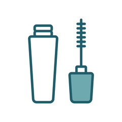 mascara icon vector design template simple and clean