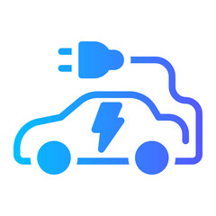 electric car icon