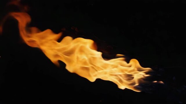 Isolated Explosion on Black &ndash; Slow Motion 4K