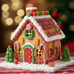 Candy Gingerbread House Recipe