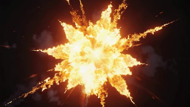 Explosion Slow Motion Clip for Action Scenes