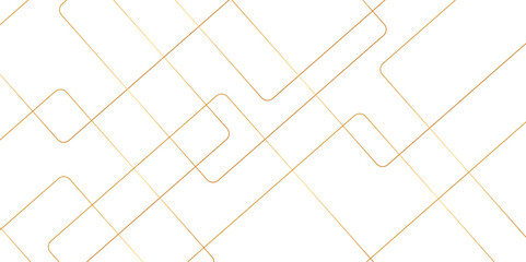 Modern minimal and clean white gold background with realistic line wave geometric circle shape, abstract white and gold colors with lines pattern texture computer geometric digital connection design .