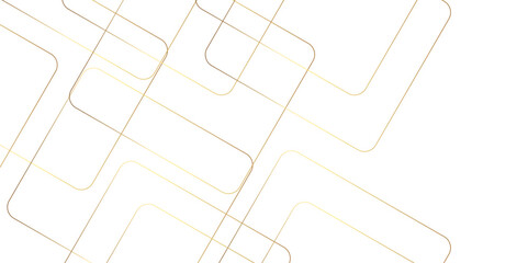 Modern minimal and clean white gold background with realistic line wave geometric circle shape, abstract white and gold colors with lines pattern texture computer geometric digital connection design .