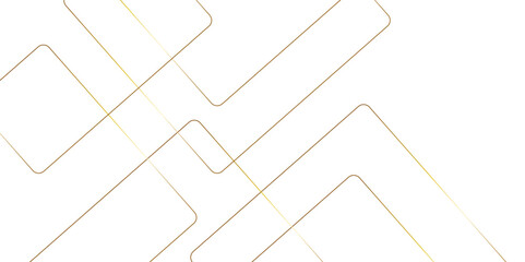 Modern minimal and clean white gold background with realistic line wave geometric circle shape, abstract white and gold colors with lines pattern texture computer geometric digital connection design .