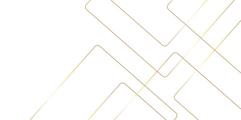 Modern minimal and clean white gold background with realistic line wave geometric circle shape, abstract white and gold colors with lines pattern texture computer geometric digital connection design .