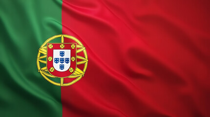 waving flag of portugal