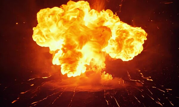 low Motion Firestorm &ndash; Hollywood Style Explosion