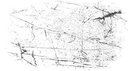 Rusted white metal vector texture with cracks. Dusty grunge noise effect for realistic style. Industrial distressed concept for design elements.