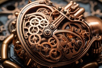 Mechaniczne serce - detaliczne ujęcie