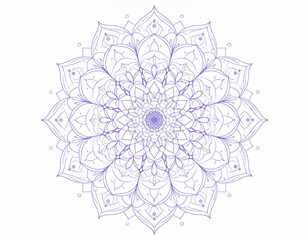 Bright pastel image of mandala