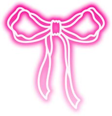 Neon Ribbon Icon