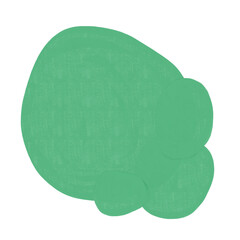 Abstract textured paint shapes solid gouache style collage elements