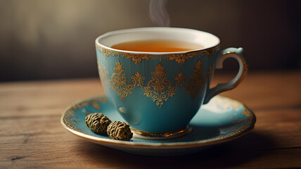 Fototapeta premium cup of tea with lemon