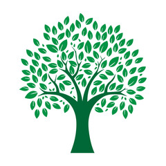 silhouette tree icon